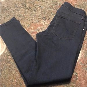 Dark blue jeans